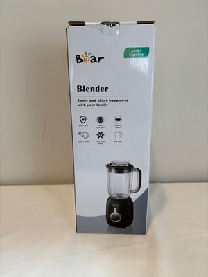 Bear 700W Countertop Blender 40oz Smoothie Maker LLJ-B12K1-BLACK NOB #C147