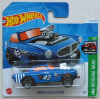 Hot Wheels Volvo P1800 Gasser Mattblau Neu/Ovp Hw Oldtimer Auto Car Mattel Blue