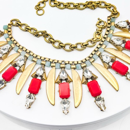 Collier Pendentif Pierre J.Crew Factory - Occasion, Style Drop, En Pierre Naturelle