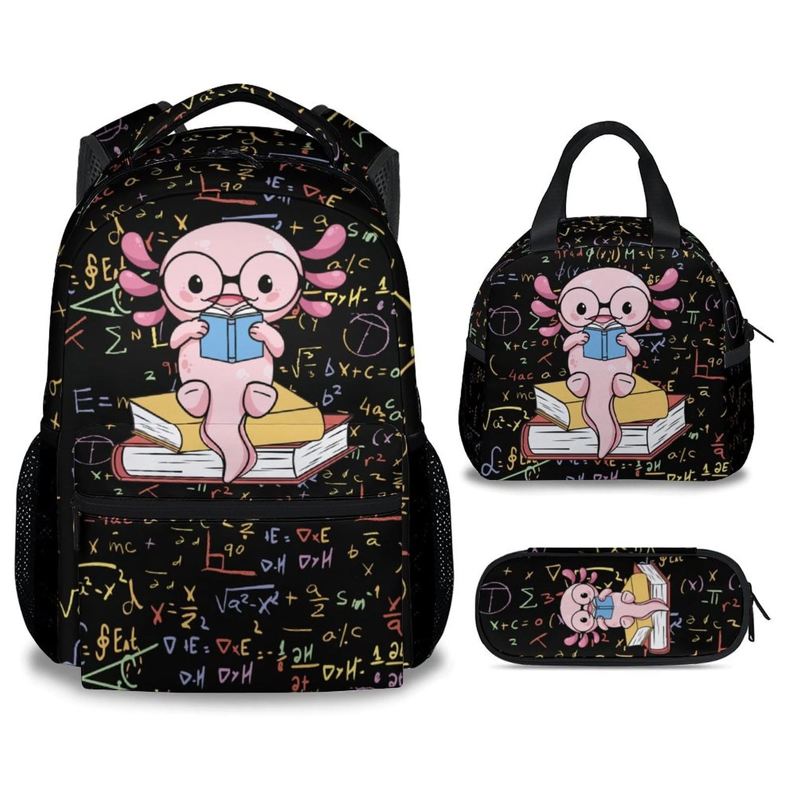 Axolotl Backpack Set for Kid