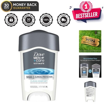 Dove Men+Care Clean Comfort - 1.7oz Antiperspirant with 1/4 Moisturizing Cream