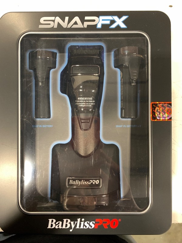 BaBylissPRO SnapFX Dual Lithium Battery Clippers Model: FX890 - BLACK