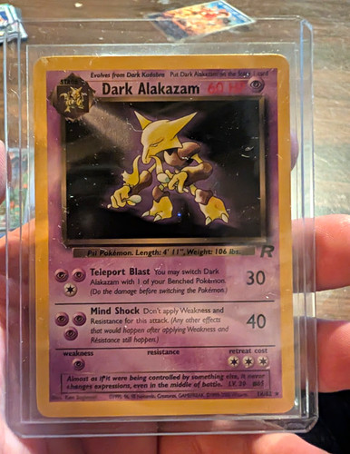 Wizards of the Coast Dark Alakazam 18/82 Team Rocket English