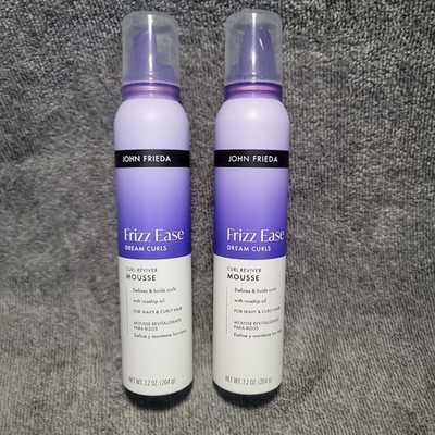 2 John Frieda Frizz Ease Dream Curls Curl Reviver Mousse - 7.2 oz 