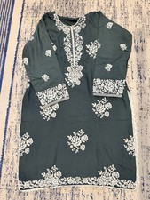 3 piece suit - Desi - Green Pakistani Dress