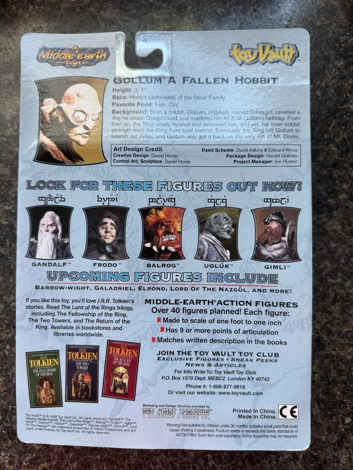 J.R.R. Tolkien's The Lord of the Rings: Gollum the Fisherman NIB - Image 2 of 2