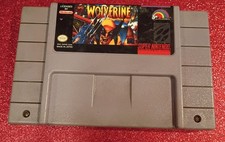 Wolverine Adamantium Rage SNES Tested Working Cart