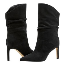 Marc Fisher LTD Women's Angi Ankle Boot, Black Suede, 9