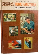 Popular Mechanics Home Handyman Encyclopedia & Guide 1961 Hardcover Vol 8