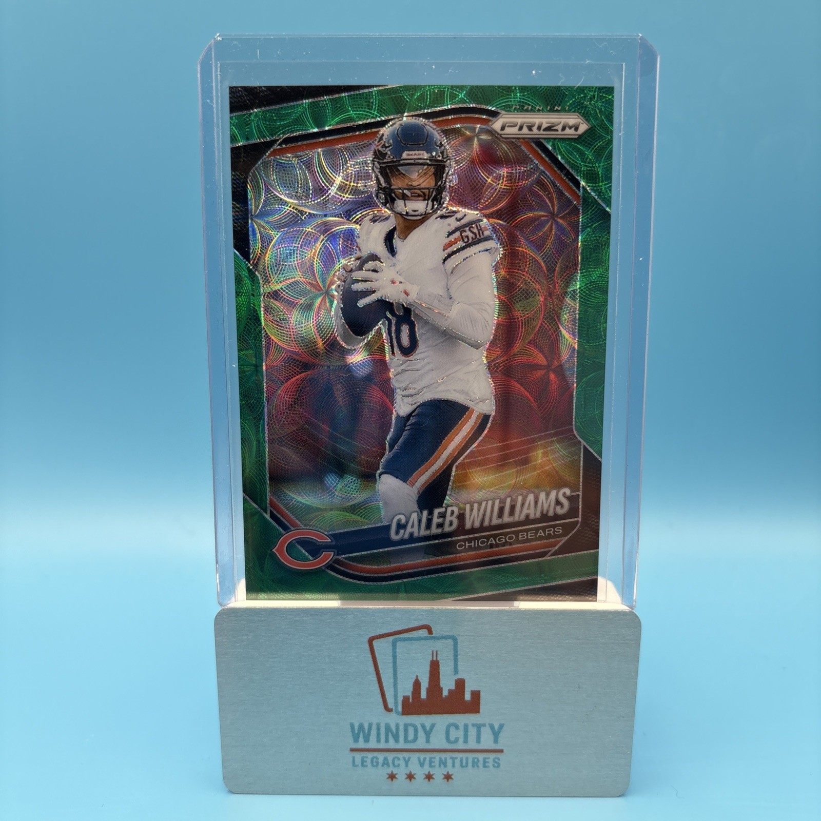 2025 Panini Prizm - Caleb Williams #124 Green Scope Prizm /75