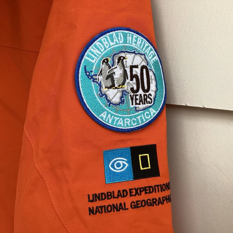 Lindblad Expedition Jacket Coat Parka Men L National Geographic Antarctica 50th - Image 2 of 4