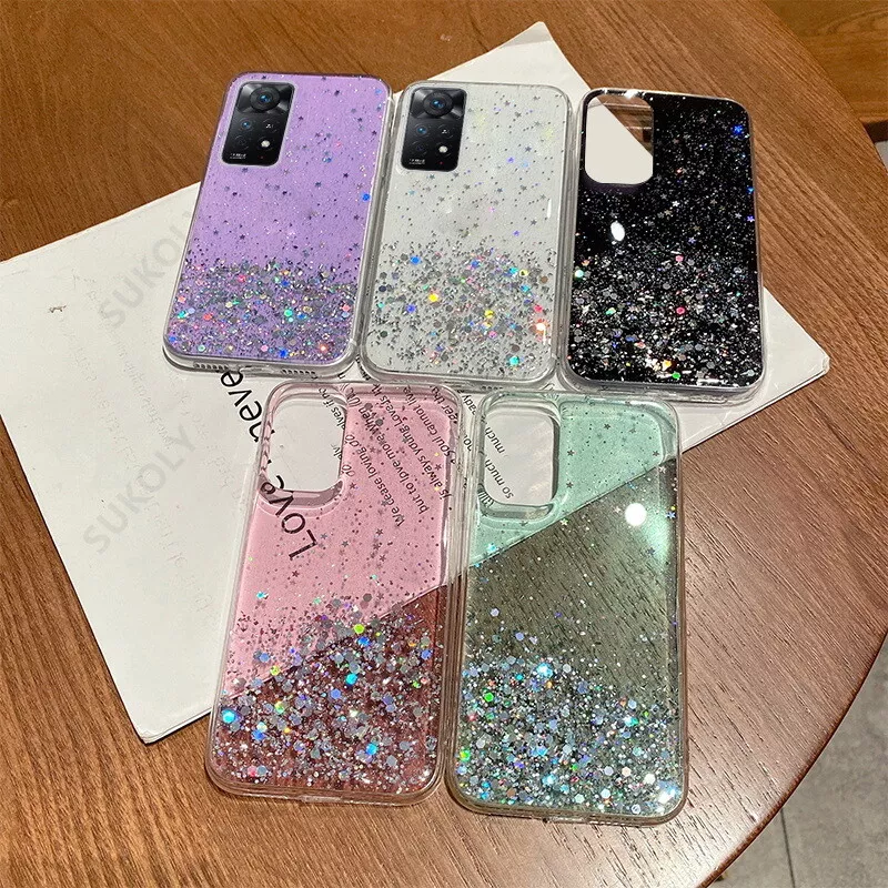 Glitter Phone Case for samsung galaxy NOTE 10 Lite Silicone Soft