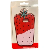 NEW TwelveNYC Cell Phone Protective Skin Case (Strawberry Samsung Galaxy S7) HTF