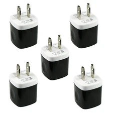 5x 1A USB Wall Charger Plug AC Home Power Adapter for iPhone 14 Samsung Android