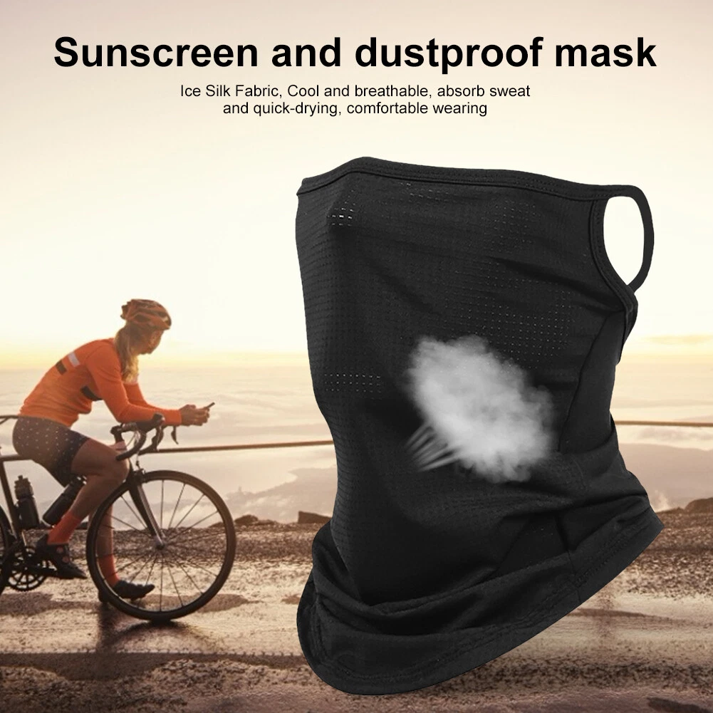 Face Mask Bandanas Ice Silk UV Protection Neck Gaiter Scarfs Headwear Balaclava