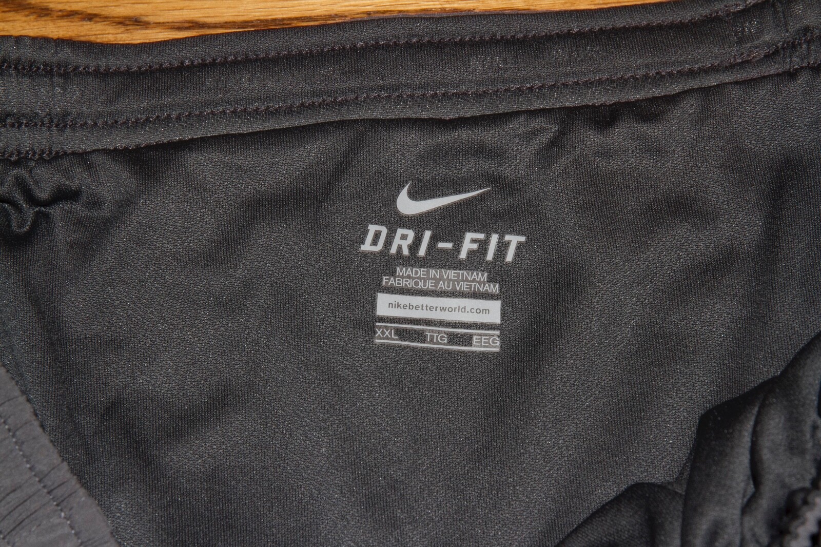 Nike Men's Athletic Running Shorts Gray Lined E… Gem