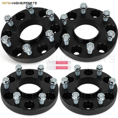 For 1999-2023 Chevy Silverado 1500 4 Pcs 1'' 6x5.5 Hub Centric Wheel Spacers