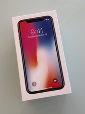 Apple iPhone X - BOX ONLY   No Phone Included  With Accessories Included 