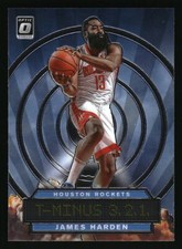 2019-20 Donruss Optic #4 James Harden T-Minus 3, 2, 1, Holo