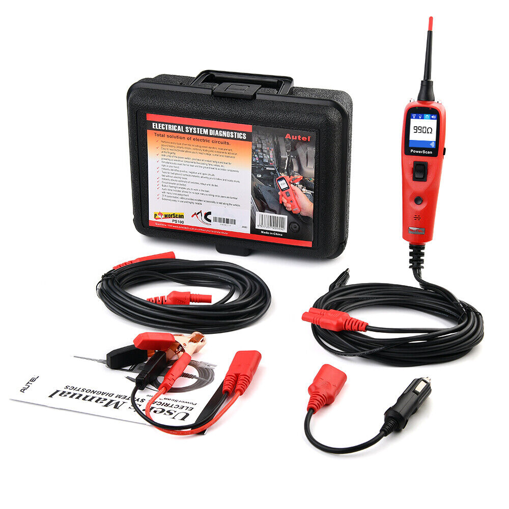 Autel PowerScan PS100 Electrical System Scanner Auto Circuit Tester Tool 24V 12V