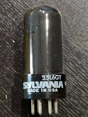 35L6 35L6GT VALVE TUBE LAMPE NOS NIB SYLVANIA EXPORT CavH3h3Cart1