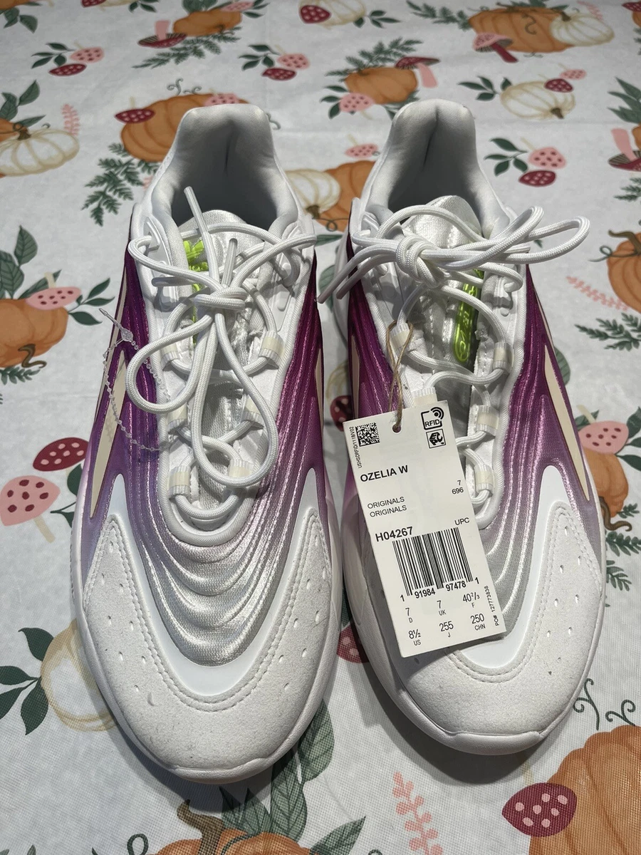 adidas gazelle silver green womens Adidas Women's Ozelia Shoes