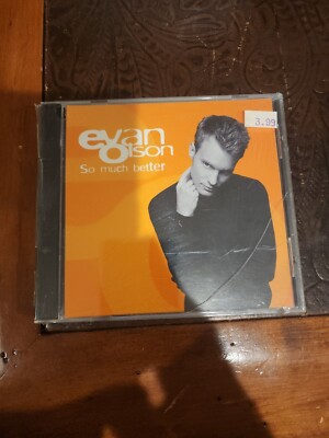 Evan Olson So Much Better Promo DJ single CD 1999 Sealed SEE PIC, CRACKED COVER
