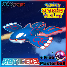 6IV Kyogre Pokemon Scarlet & Violet 🚀Fast🚀