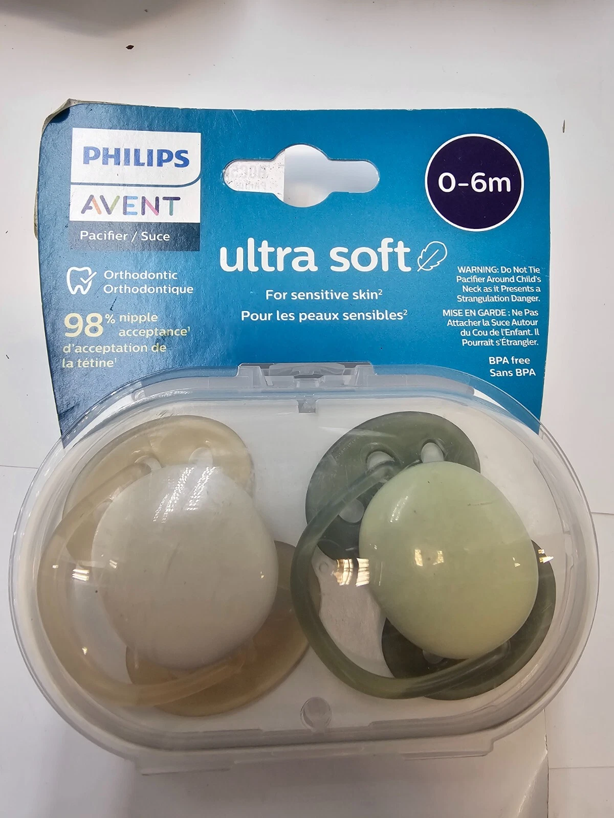 15 Packs of 2 Philips Avent Ultra Soft Pacifier w/ Sterilizer Carrying Case 0-6M
