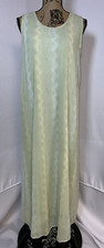 Vintage Karavan Sleeveless Maxi Dress M Oversized Polyester Light Green v76