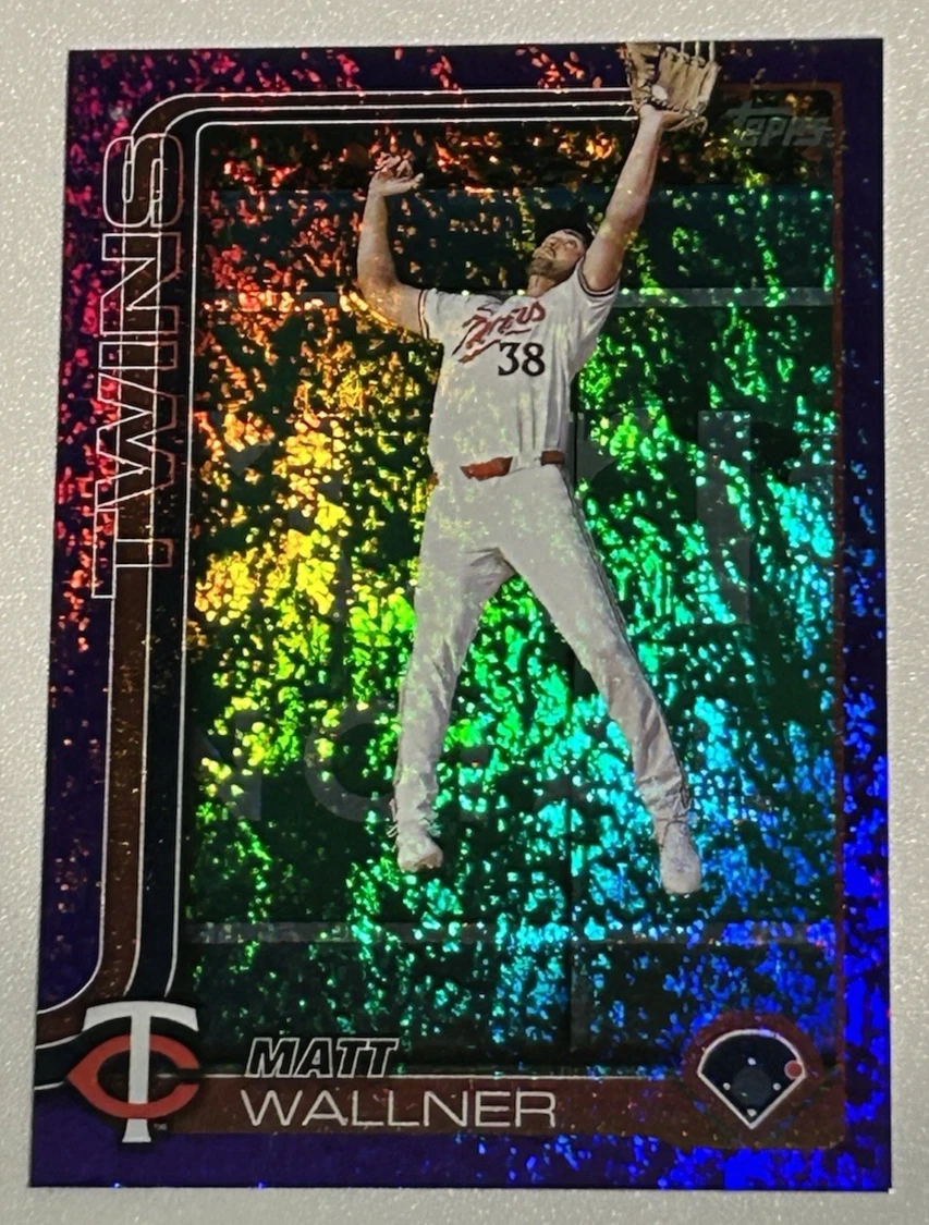 Matt Wallner Minnesota Twins #547 Topps Series 2 2025 Purple Holo Foil /250