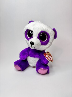 Ty Beanie Boos Boom Boom 6” Panda Plush W/ Tags