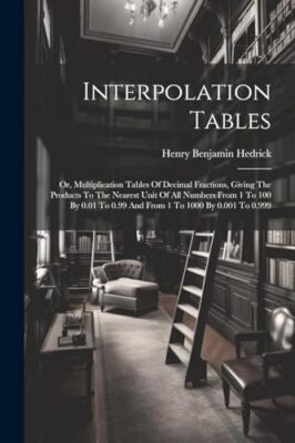 Hedrick - Interpolation Tables  Or Multiplication Tables Of Decimal F - X555z