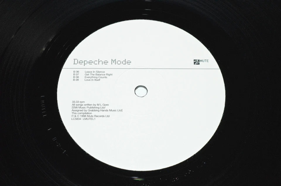 DEPECHE MODE The Singles 81 85 2-LP 1998 Compilation Rare OOP Synth-Pop Made UK - Image 3 of 4