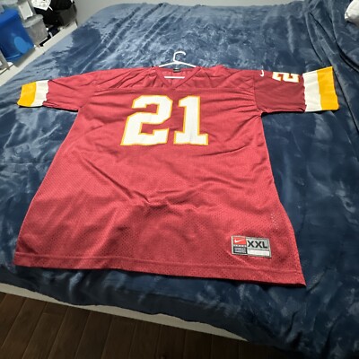 Rare DEION SANDERS Washington REDSKINS Football VINTAGE Nike
