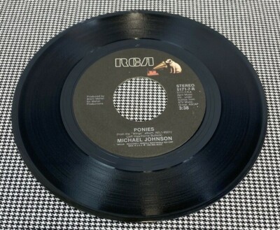 MICHAEL JOHNSON-PONIES/COOL ME DOWN IN THE RIVER OF LOVE-RARE COUNTRY 7'' TY-393