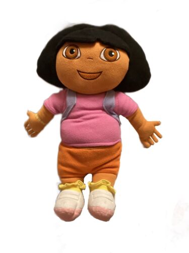 25" DORA the EXPLORER PILLOW PLUSH STUFFED DOLL w/BACKPACK NICKELODEON LOVIE TOY - Picture 1 of 9