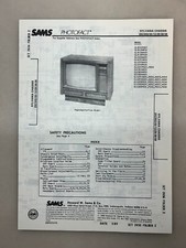 Sylvania 25C502 05 12 29 38 58 Service Manual Sams Photofact Free Shipping
