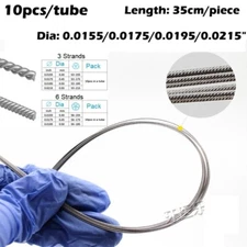 Dental Orthodontic Twisted fixed Lingual Retainer Wires Permanent Straight Wire