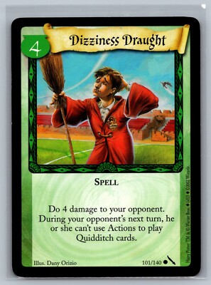 Harry Potter TCG Dizziness Draught #101 CCG Chamber Of Secrets