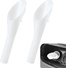 2PCS Fuel Filler Gas Tank Funnel Tube, 8U5Z17B068B Fuel Tank Filler Tube Neck Sl
