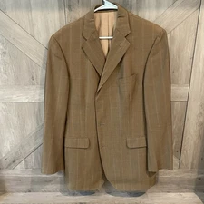 VTG DAKS Of London Mens SZ 40 Plaid Tweed Sport Coat Jacket New Wool