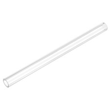 Rigid Round Clear Tubing 8mm ID x 11mm OD x 150mm Length Plastic Tube