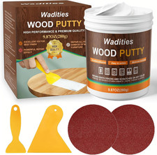 White Wood Filler, White Wood Putty, Paintable Stainable Wood Repair Putty, 9.87