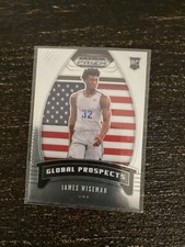 2020-21 Panini Prizm Draft Picks - Global Prospects James Wiseman #97 Silver...