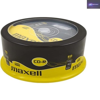52x Speed CD-R Rohlinge - 700MB Kapazität Silber 50er Pack für Musik & Daten