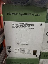 Commscope Systimax GigaSpeed XL Cable 2071E  White 4/23 U/UTP 1000ft CAT 6 Cable