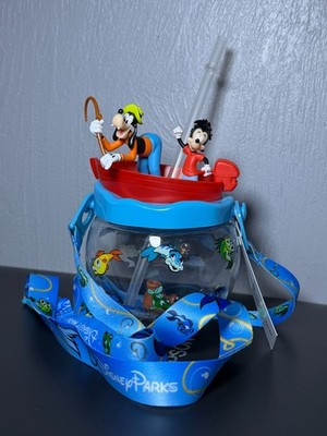 Disney Parks 2026 WDW Goofy s Gone Fishing Max And Goofy Sipper Cup New