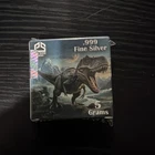 Pan Silver Company 5 Gram .999 Fine Silver Bar – T-Rex Dinosaur – Ltd 3000