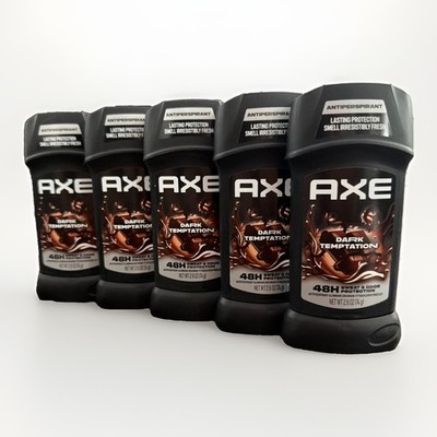 5 Pack: AXE 48-Hour Anti Sweat Antiperspirant & Deodorant Stick, Dark Temptation
